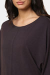 Triumph Cotton Loungewear Top - Midnight Purple — thumbnail 4
